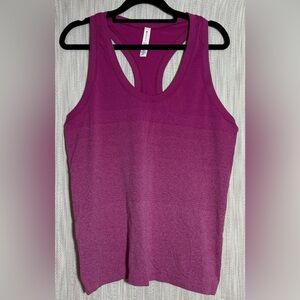 Athleta Magenta Racerback Tank Top